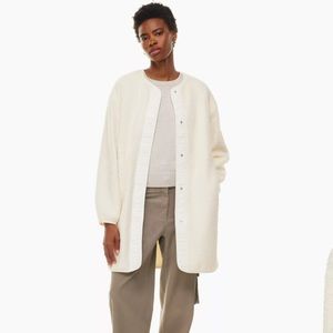 Aritzia Sherpa long liner jacket